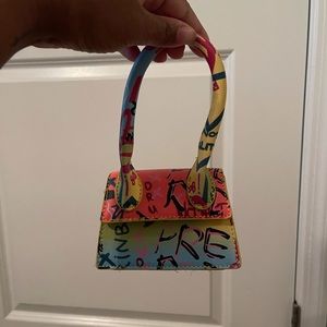 NEW Mini Graffiti Purse with Strap